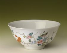 Pair of Guangxu mark and period fencai bowls