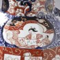 A pair of Imari jars and covers