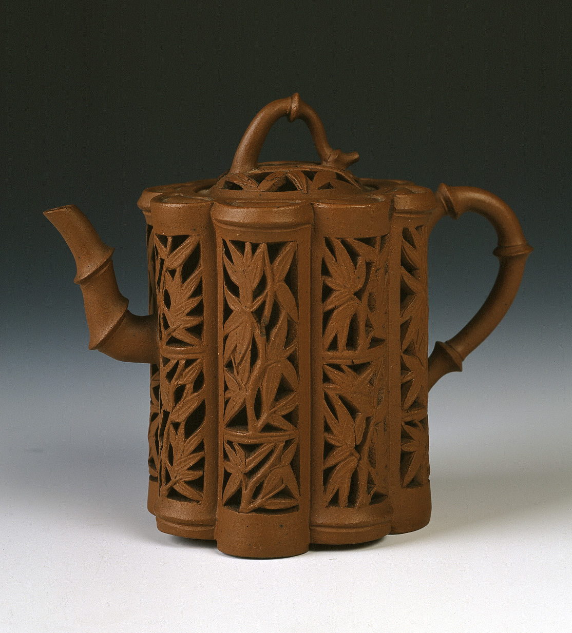 Openwork Yixing ware teapot AsianArt.news