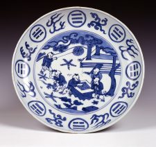 Wanli mark and period imperial dish