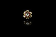 A DIAMOND AND RUBY RING, LUCKNOW 19th Century by 